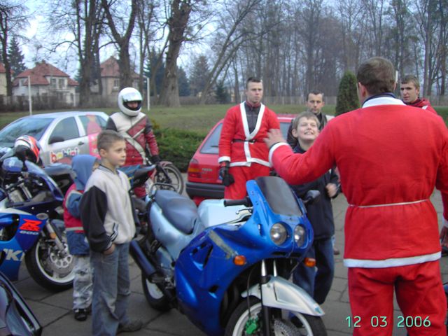 Elbląg Mikołaje na motorach
