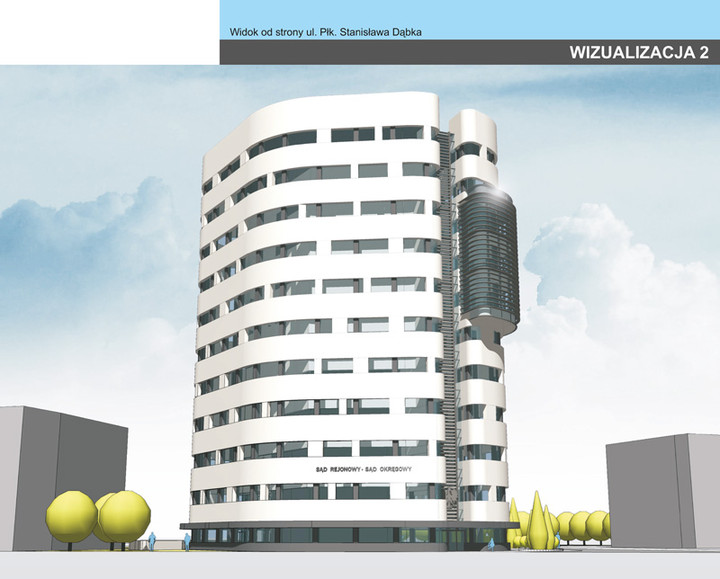 Nowy budynek sądu w Elblągu (wizualizacja) zdjęcie nr 66409