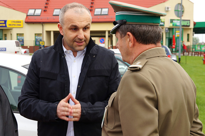 Protest na przejściu granicznym w Grzechotkach zdjęcie nr 69504