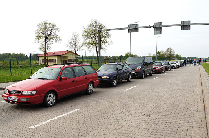 Protest na przejściu granicznym w Grzechotkach zdjęcie nr 69509