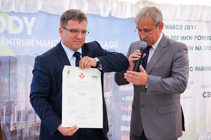 Wmurowanie kamienia węgielnego pod CH Ogrody zdjęcie nr 72030