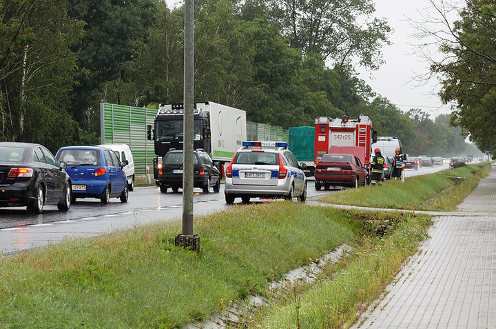 Elbląg Kazimierzowo: zderzenie trzech pojazdów