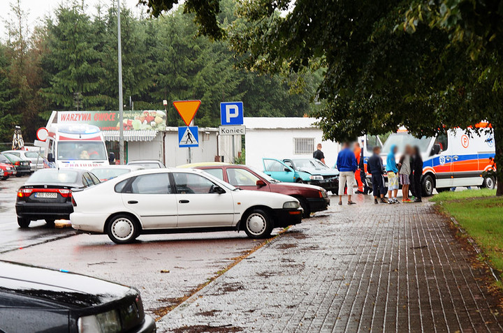 Elbląg Mickiewicza: zderzenie na skrzyżowaniu