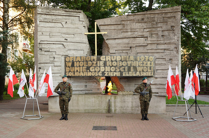 Elbląg Elbląskie obchody 33. rocznicy Porozumień Sierpniowych