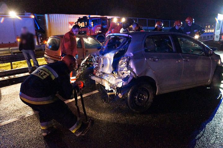Wypadek na S7 zdjęcie nr 77224