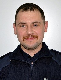 Nr 6. st. asp. Krzysztof Fidor, Posterunek Policji w Gronowie Elbląskim: Błotnica, Jegłownik, Kopanka, Kopanka II,