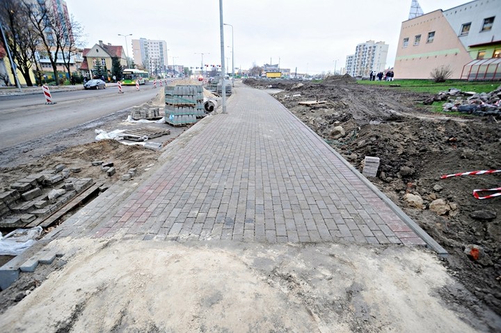 Elbląg Budowa chodnika ul. Nowowiejska