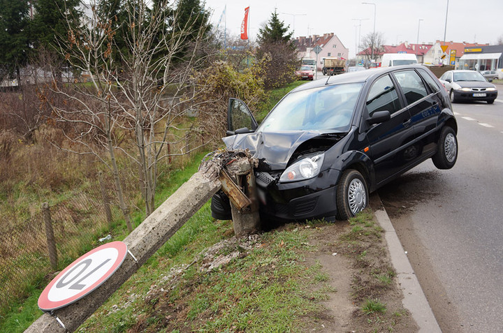 Elbląg Fiestą w słup