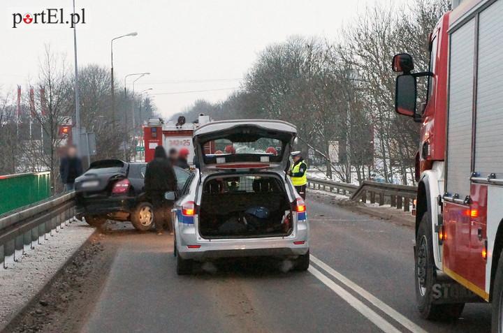 Elbląg Zderzenie dwóch pojazdów