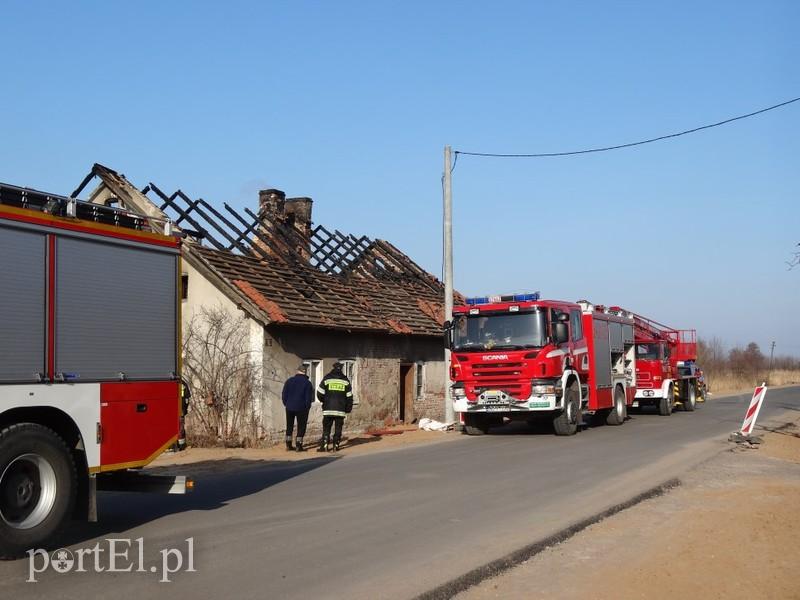 Elbląg Ponownie pożar w Suchaczu