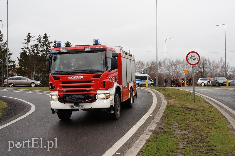 Elbląg Kazimierzowo: wypadek na skrzyżowaniu