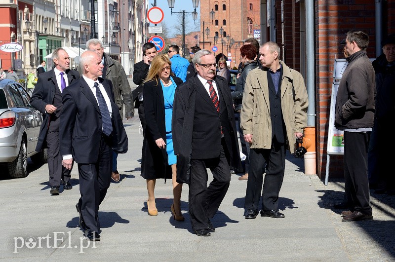 Elbląg Prezes Kaczyński marzy