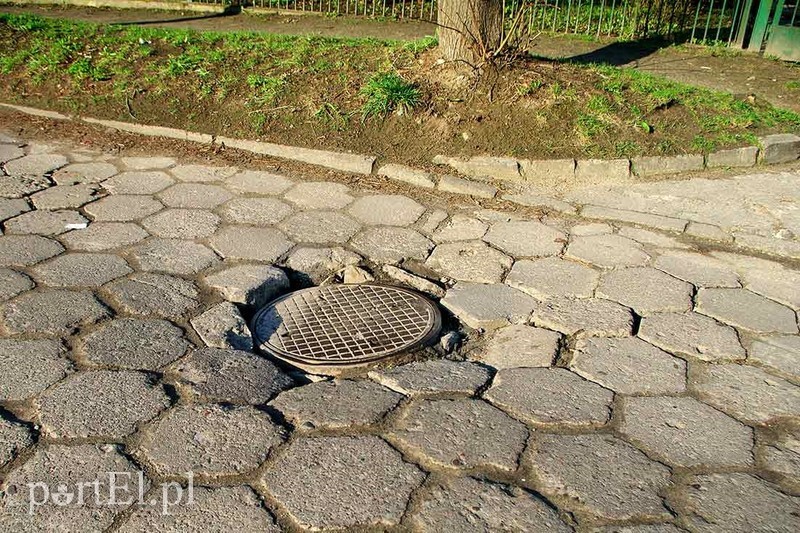 Elbląg Dziurawe drogi