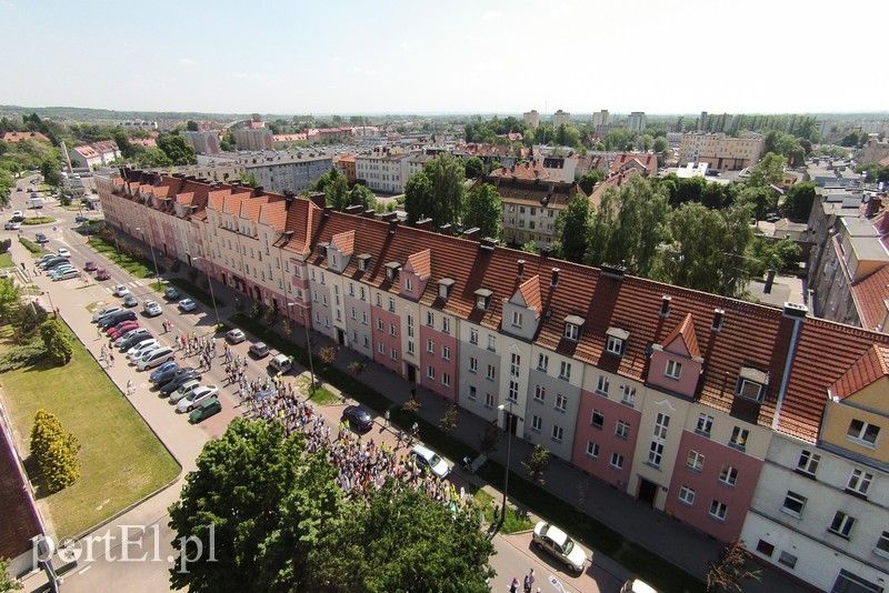 Elbląg Pochód studentów