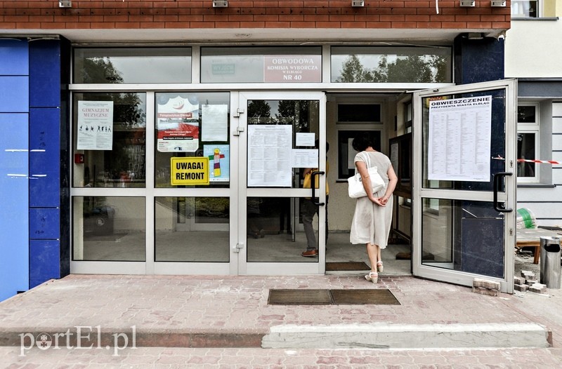 Elbląg Na wyborach tłumów nie ma