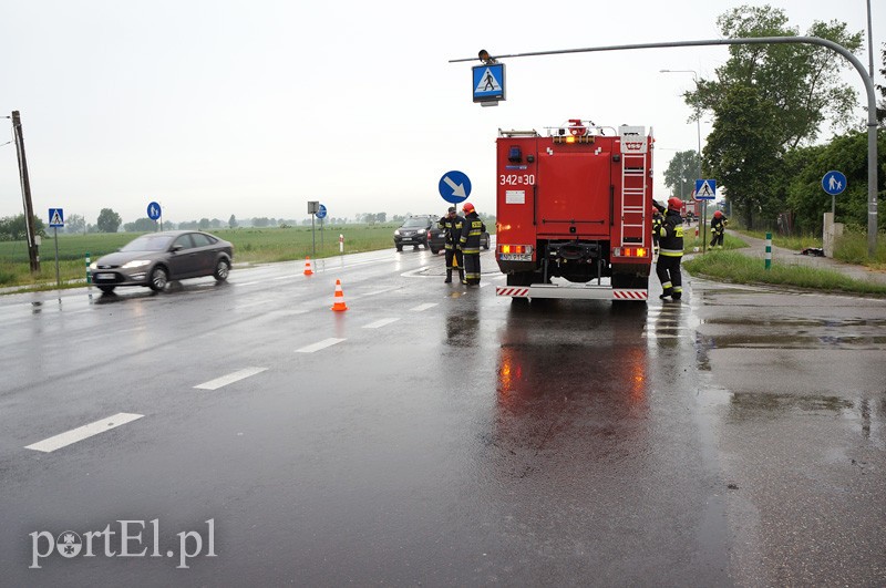 Elbląg Kazimierzowo: zderzenie na skrzyżowaniu