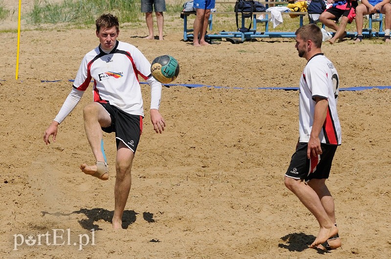 Elbląg Turniej o Puchar Elbląga w plażowej piłce nożnej