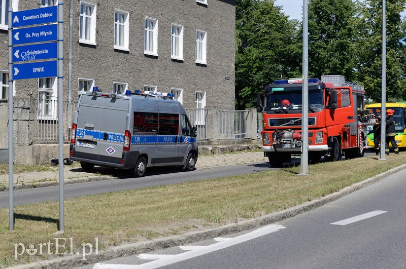 Elbląg Ślizg na motocyklu: dwóch nastolatków w szpitalu