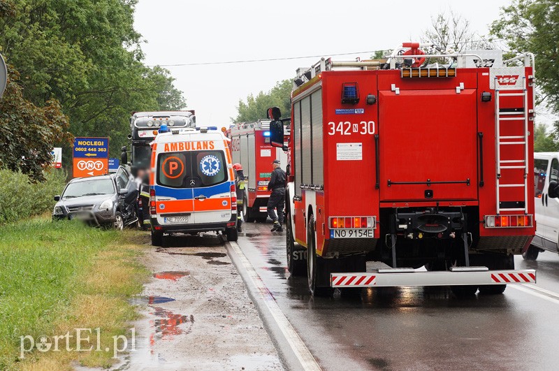 Elbląg Kazimierzowo: zderzenie dwóch pojazdów