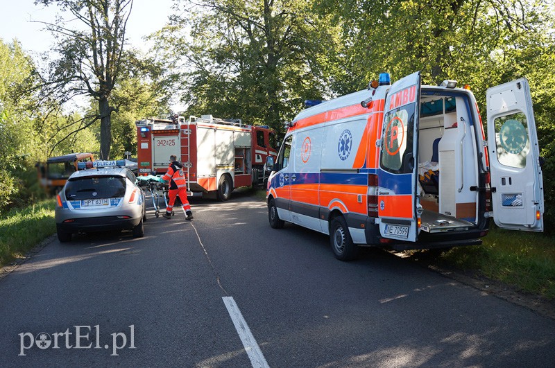 Elbląg Wypadek na wylocie z Elbląga