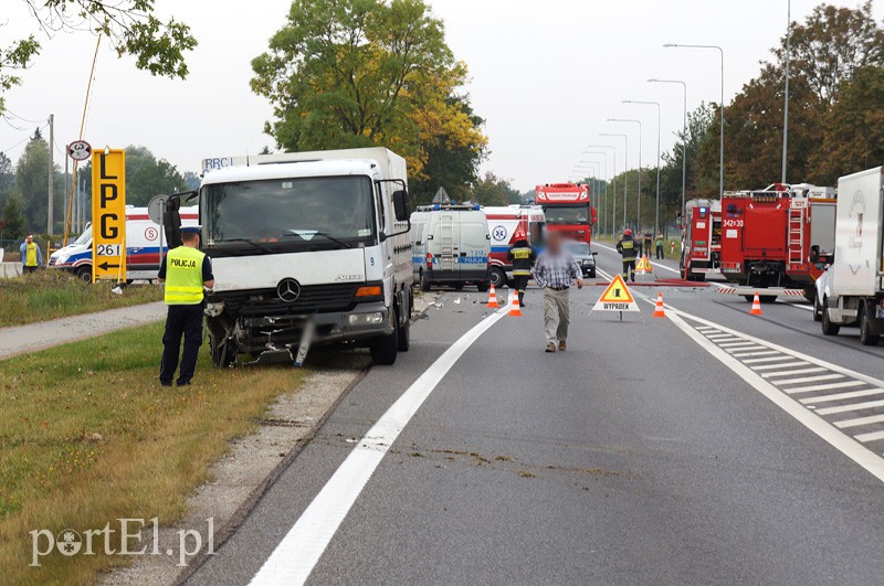 Elbląg Wypadek w Kazimierzowie: dwie osoby w szpitalu