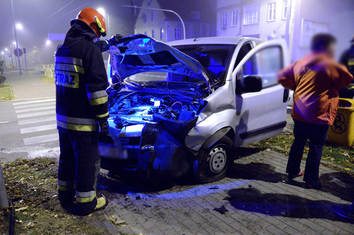 Elbląg Bema: groźne zderzenie na skrzyżowaniu