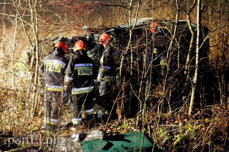 Elbląg Wypadek samochodu Straży Granicznej
