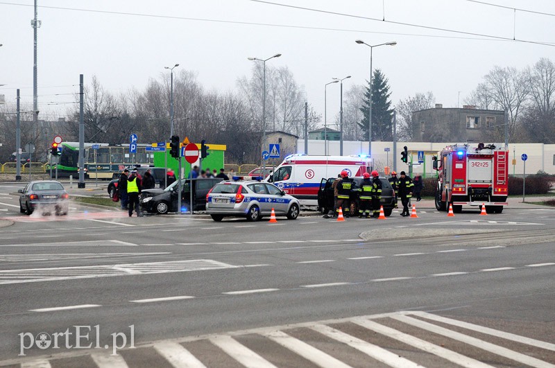 Elbląg Ogólna-Legionów: wypadek na skrzyżowaniu