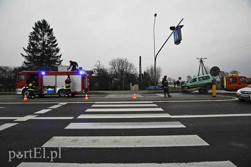Elbląg Zderzenie na skrzyżowaniu w Kazimierzowie