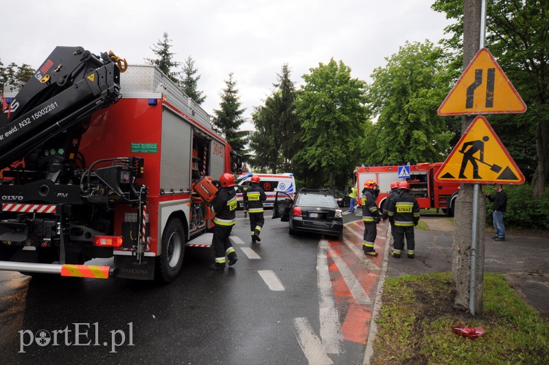 Elbląg Zderzenie na ul. Moniuszki, sprawca pijany