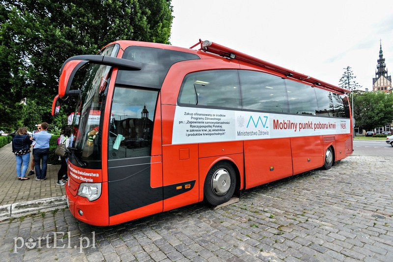 Elbląg Krwista akcja w szczytnym celu
