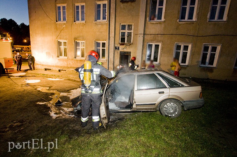 Elbląg  Spłonął samochód przy ul. Górnośląskiej