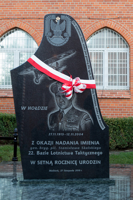 Elbląg  Generał Skalski patronem lotników spod Malborka