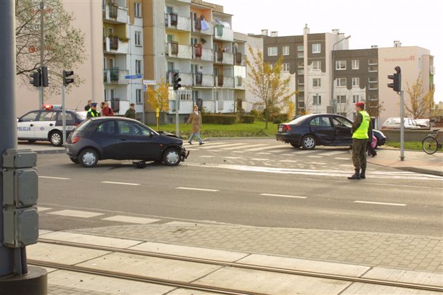Elbląg Groźna stłuczka