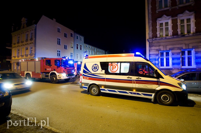 Elbląg  Pożar w mieszkaniu przy ul. Żeromskiego