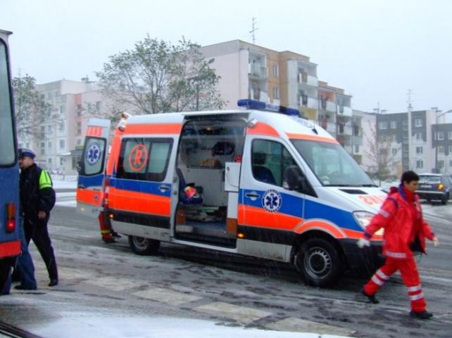 Elbląg Potrącenie pieszej przez tramwaj