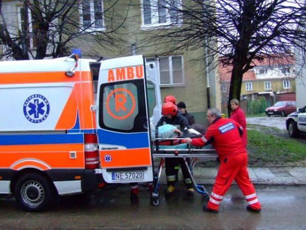 Elbląg Pożar na Próchnika