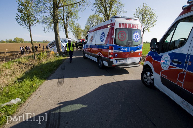  Autobus uderzył w drzewo. Są ranni zdjęcie nr 126881