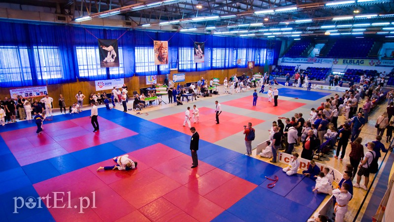Elbląg Mali judocy walczą