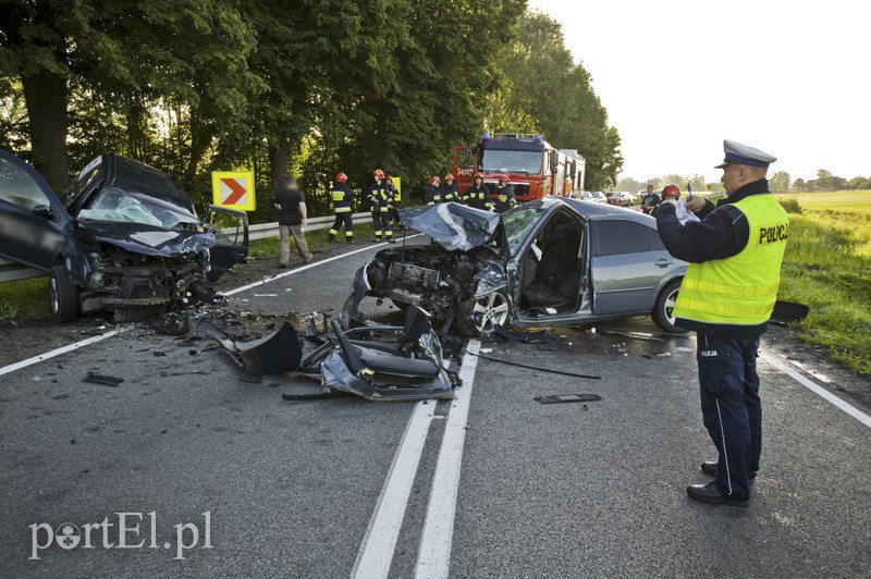  Czołowe zderzenie pod Elblągiem zdjęcie nr 132460