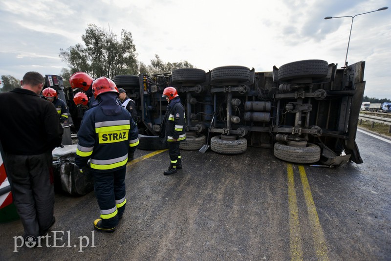 Tir zablokował ruch na siódemce zdjęcie nr 136537