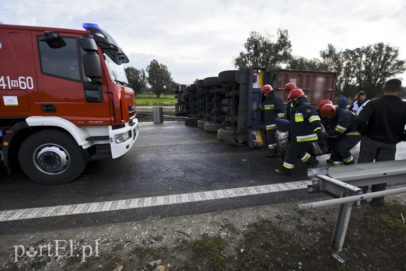 Tir zablokował ruch na siódemce zdjęcie nr 136536