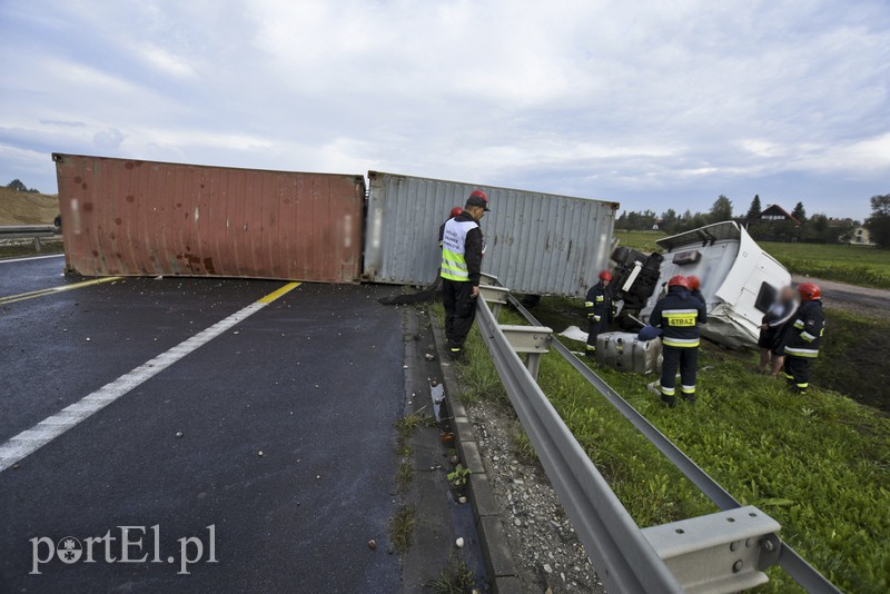 Tir zablokował ruch na siódemce zdjęcie nr 136534