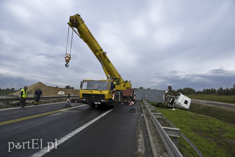 Tir zablokował ruch na siódemce zdjęcie nr 136544