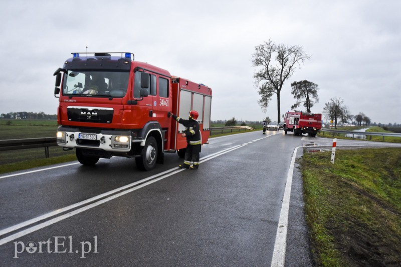 Elbląg Wpadł do rowu, nie miał zapiętych pasów