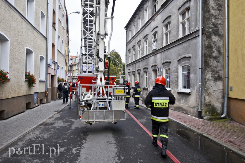Elbląg Pożar na Czerniakowskiej