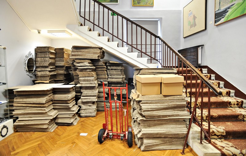 Muzealnicy się pakują zdjęcie nr 143653