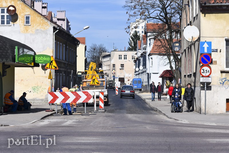 Elbląg To jeszcze nie koniec prac na Kościuszki 