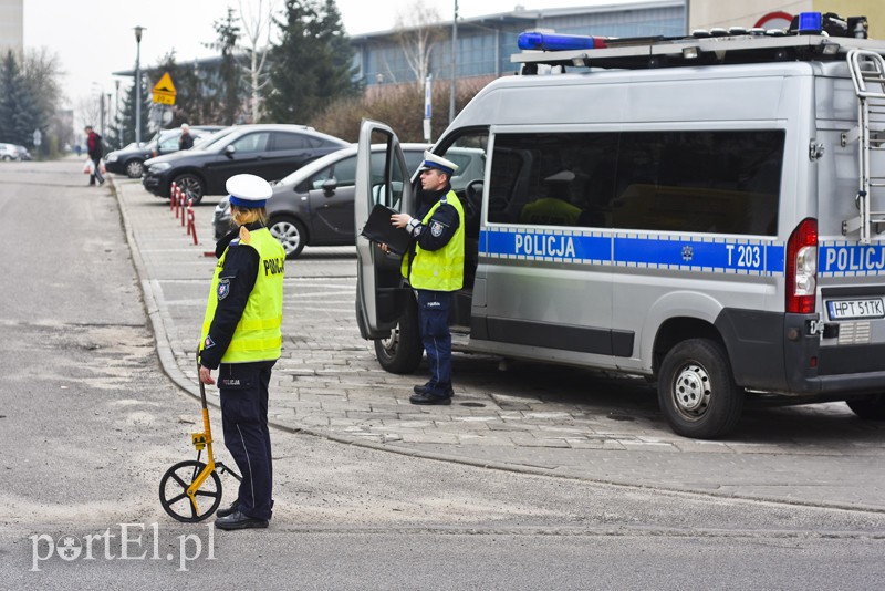 Elbląg Potrącenie na Robotniczej