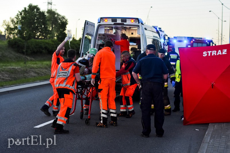 Wypadek motocyklisty na Modrzewinie zdjęcie nr 152571